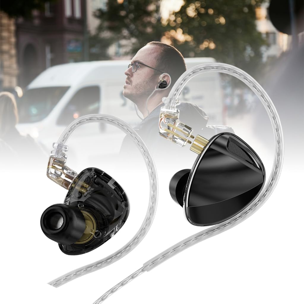 Cavo professionale per cuffie in-ear con piastra in argento per un suono superiore
