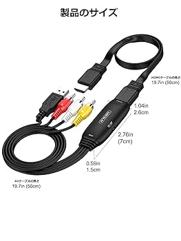 特価品　映像変換コンバーター　HDMI→RCA Amazon.co.jp: HDMI to AV コンバーター RCA変換アダプタ 1080P