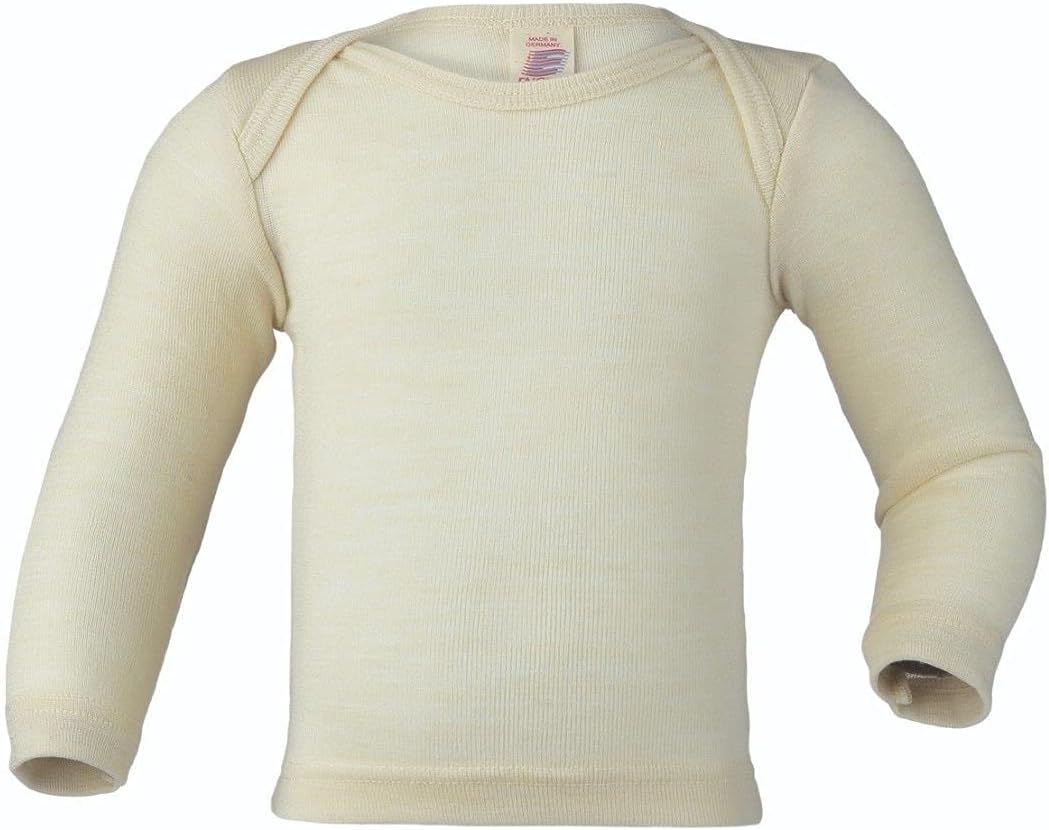 ENGEL100% Organic Merino Wool Envelope-Neck Vest Long-Sleeve