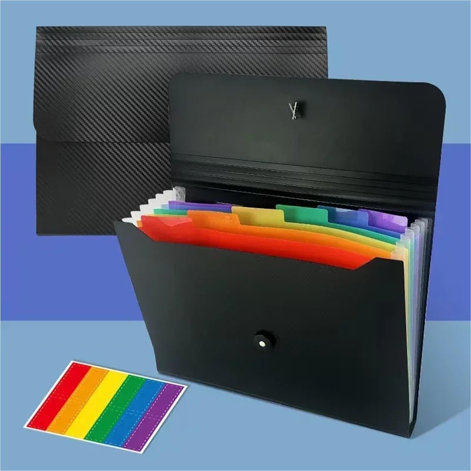 Trieur 2 dossiers extensibles à 13 pochettes