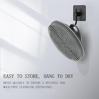 INNERNEED Food-grade Soft Silicone Body Scrubber Shower Brush Handheld Cleansing Skin Brush, Gentle Exfoliating and Lather Well (Pack of 4)