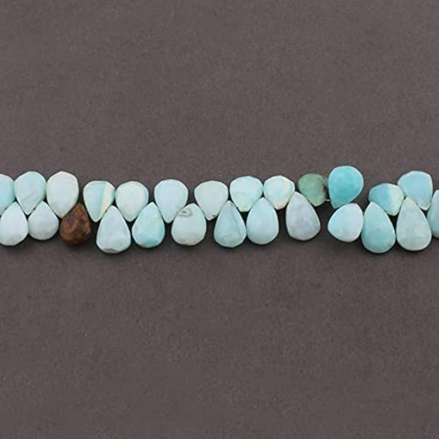 Opale du Pérou perles briolettes en goutte pour confectionner des boucles d'oreilles