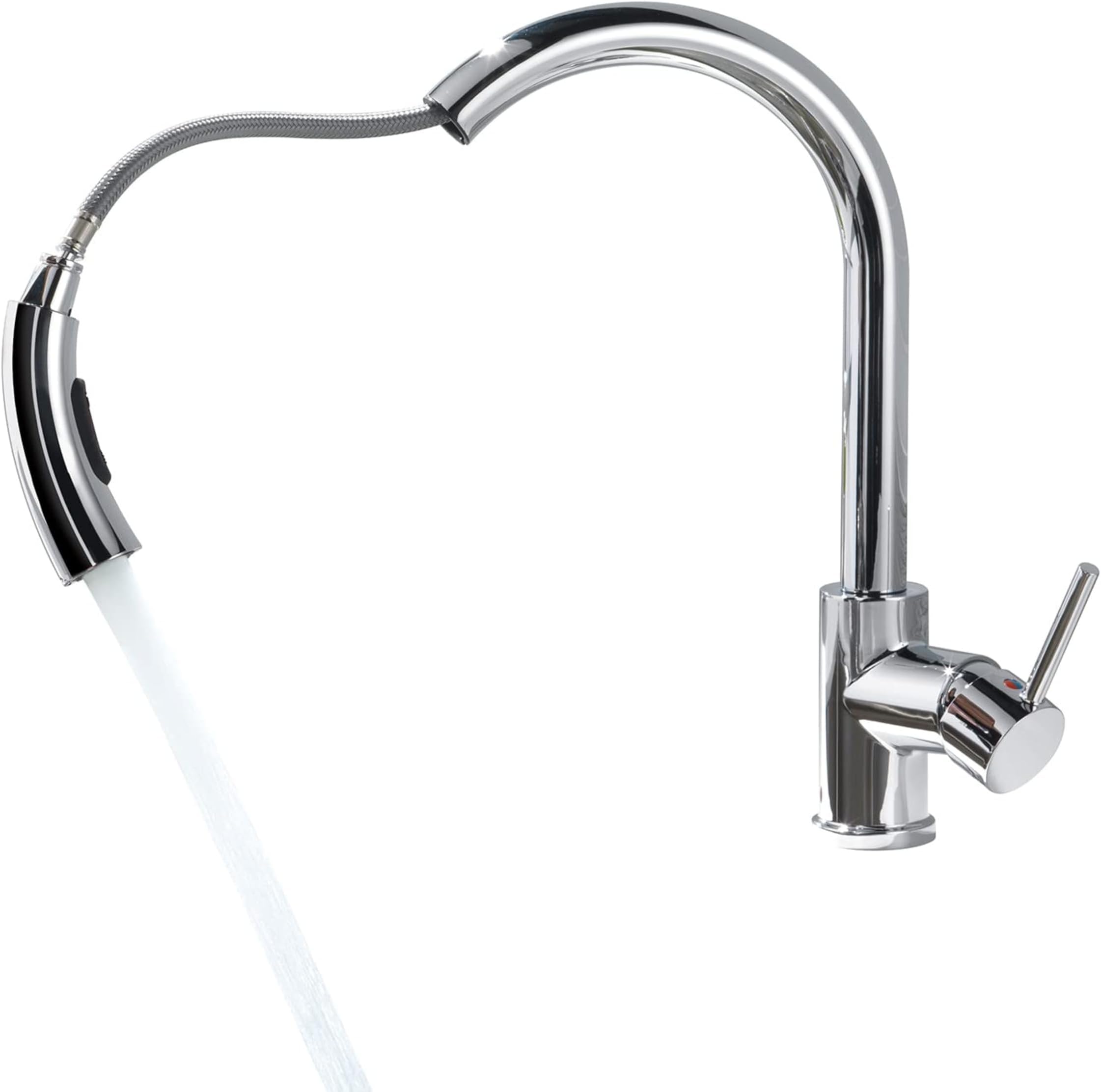 Delta Faucet Pull Down Kitchen Sink Faucet I 10 Year Warranty I Dual Spray Kitchen Faucet I 360ยฐ Swivel Spout I Osler Multi-Function Deck Mount Kitchen Mixer Sink Tap I Chrome I 976LF-IN