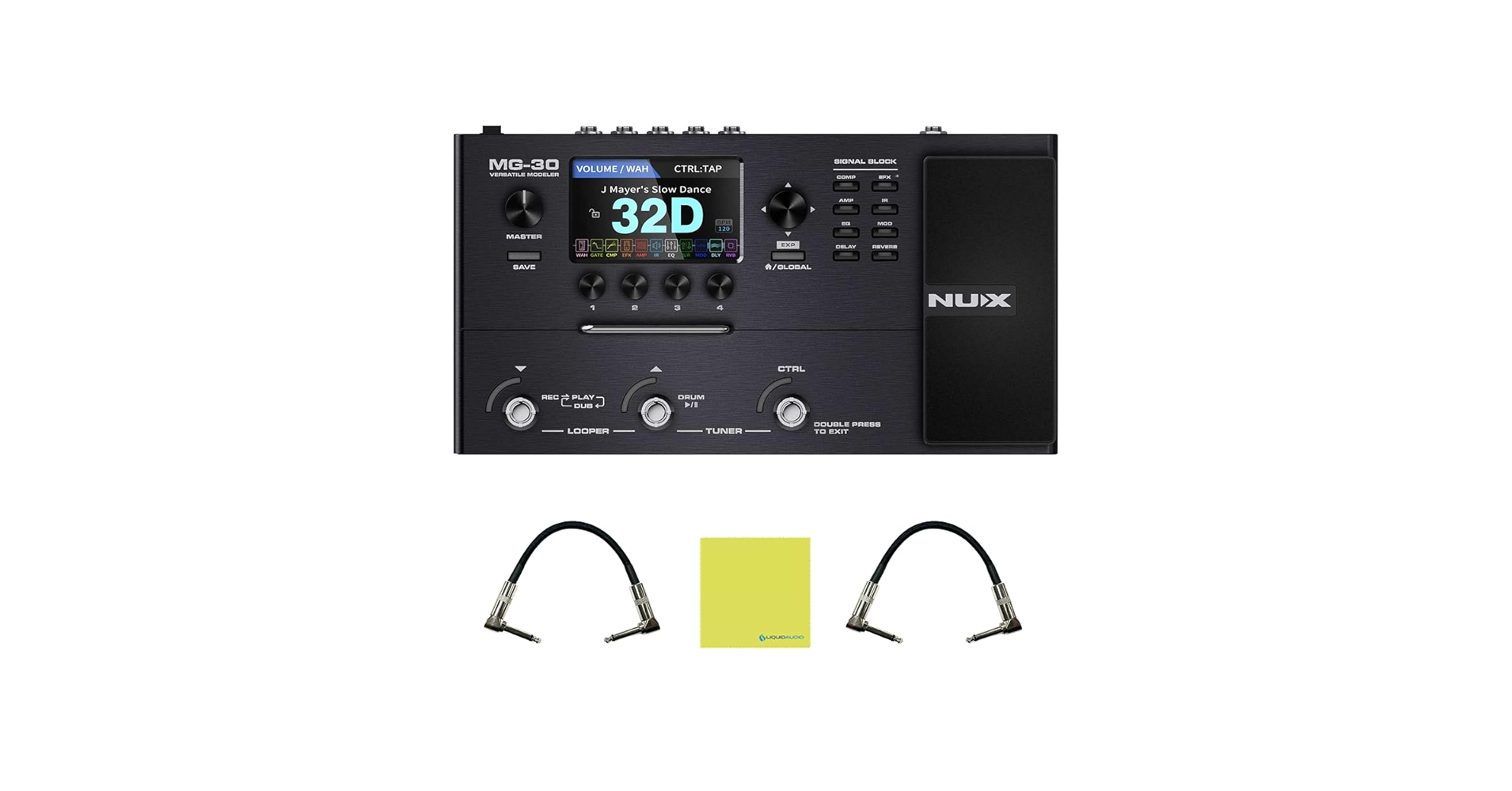 ギター NUX-MG30 Amazon.com: NUX MG-30 Guitar Multi-Effects Pedal Guitar/Bass
