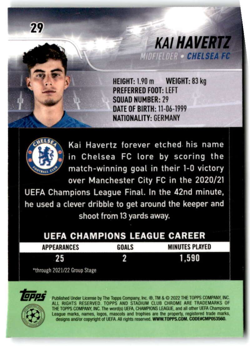 Amazon.com: 2021 Topps Stadium Club Chrome UEFA Champions League
