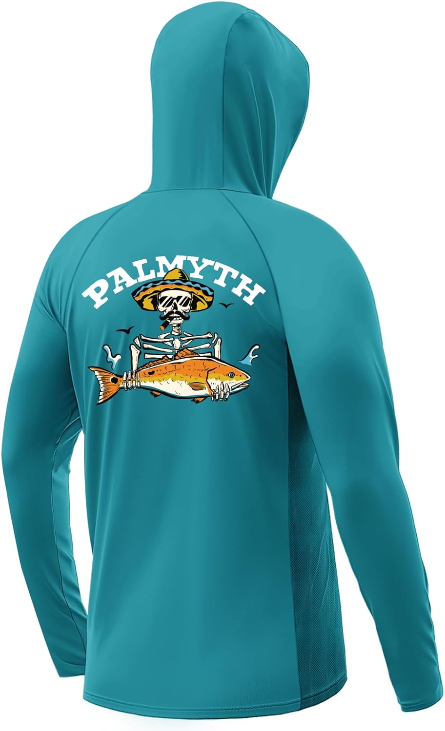 Palmyth Fishing Hoodie for Men Long Sleeve Sun Protection UV UPF 50+ Shirts