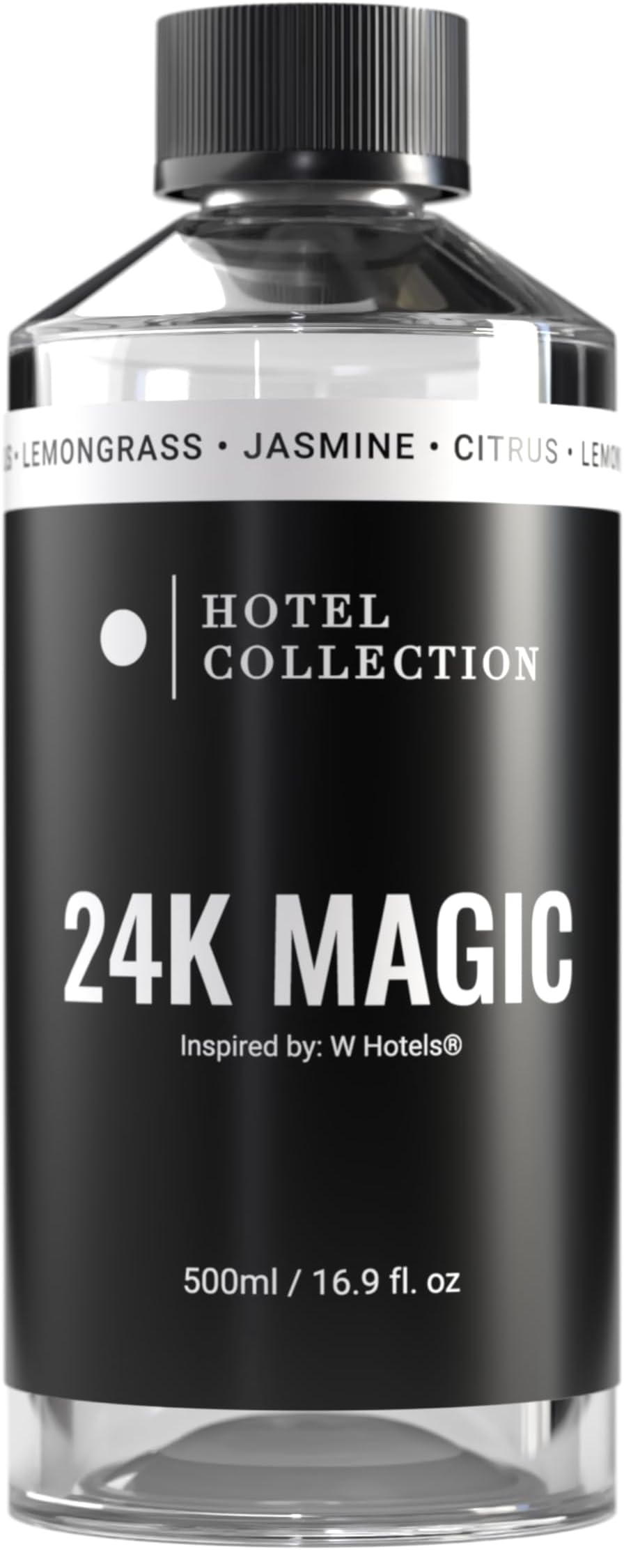 Hotel Collection Diffuser Oil - 24K Magic - Aromatherapy Essential Fragrance Oil - Citrus, Lemongrass, and Jasmine - 500mL 16.9 Fl oz