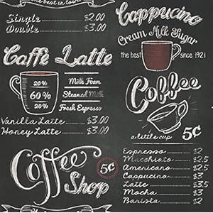 Rasch Coffee Shop Blackboard Wallpaper 234602 (1 stuk)