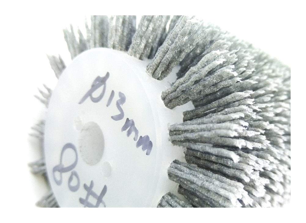Cabezal de pulido y esmerilado 120 * 100 * 13 mm de nylon Muela de pulido rueda 80-400# Cepillo de la Muela de la carpintería (Mesh : 240#)