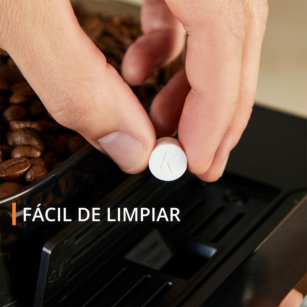 KRUPS Sensation C10 EA910A10 Cafetera Superautomática con Molinillo 15 Bares Negra