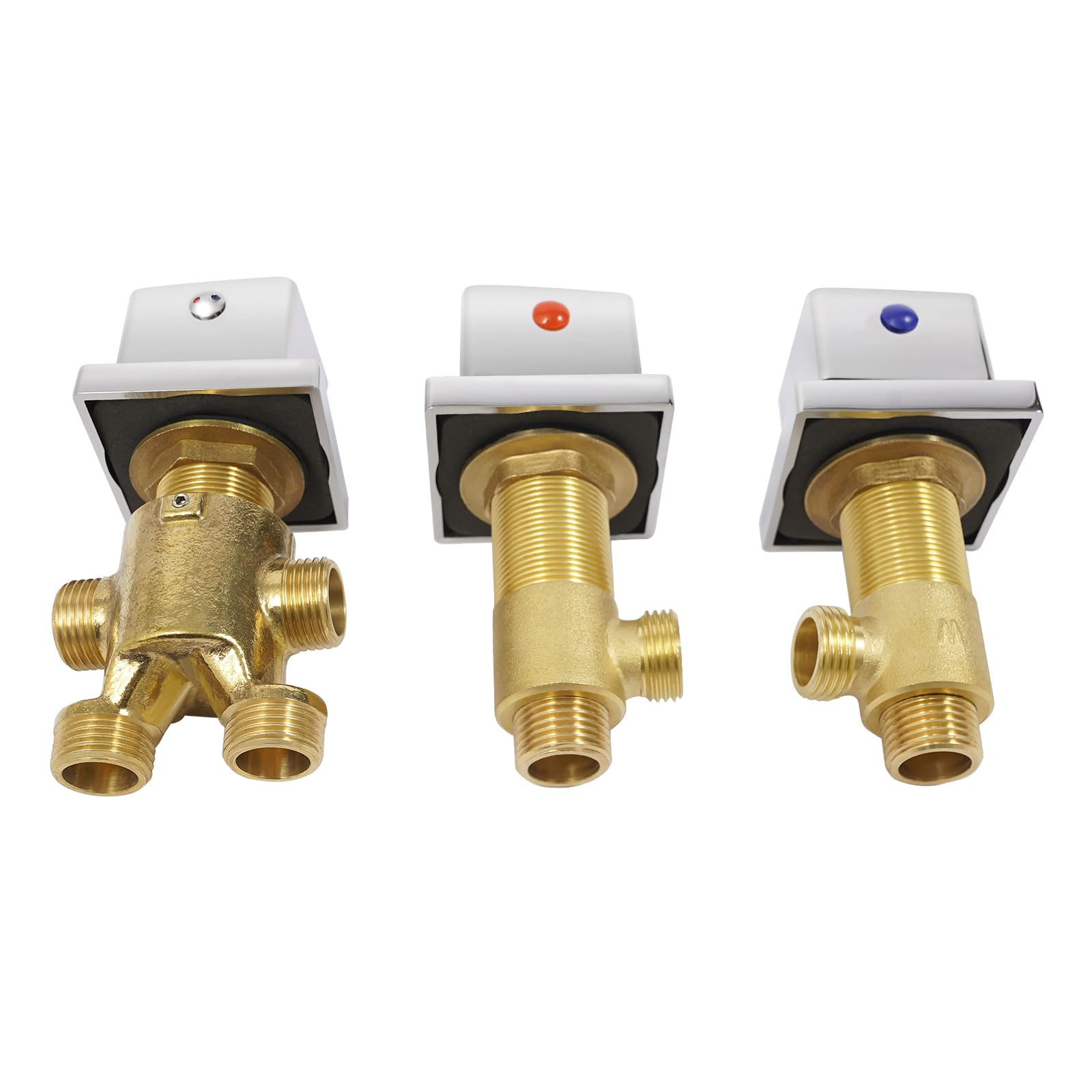 Rubinetto per vasca da bagno a 5 fori - Rubinetto per vasca da bagno a cascata - Set doccia con doccetta - Rubinetto doccetta per bagno, per la casa