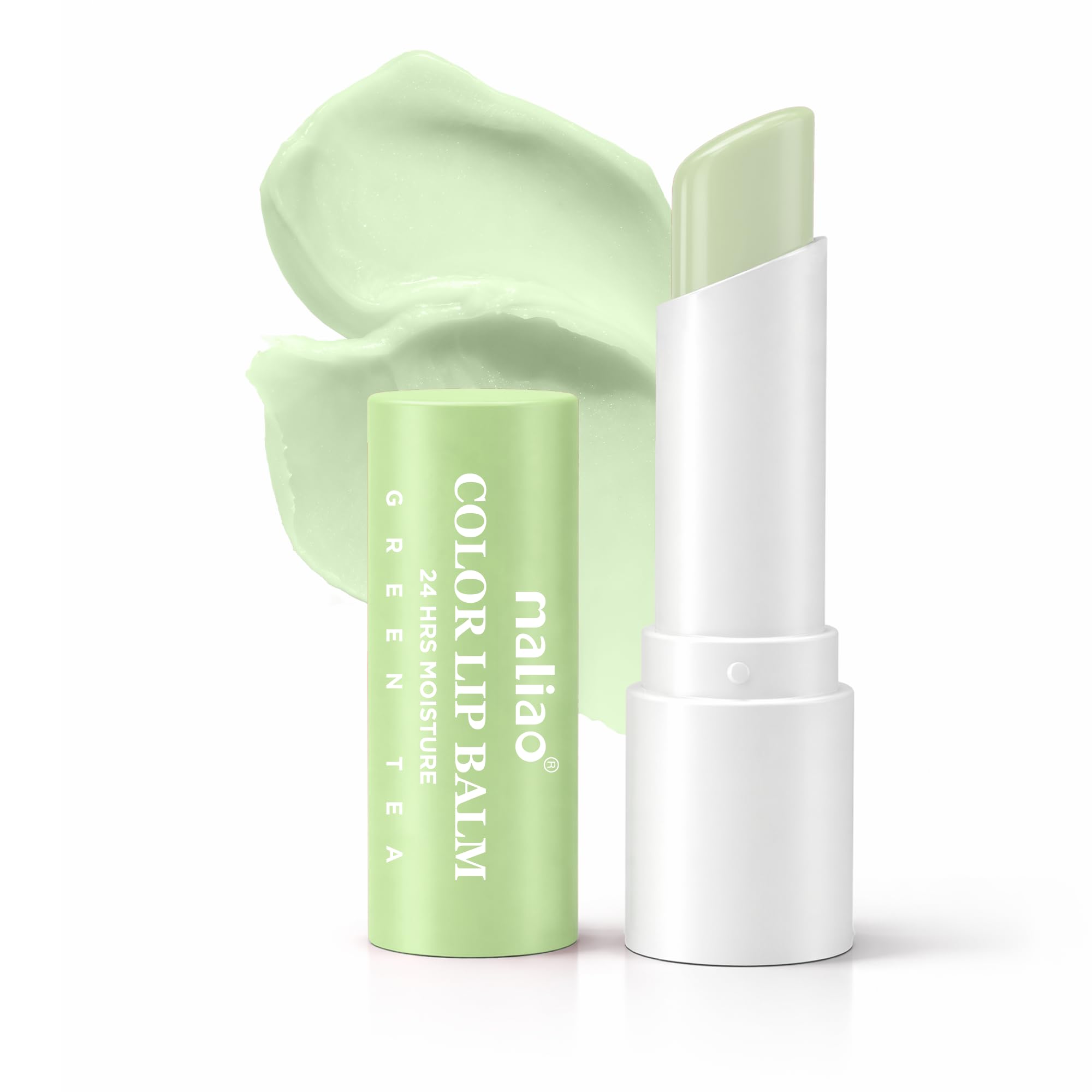 Maliao Color Lip Balm | 24H Moisture | Nourishing & Hydrating | Soft & Smooth Texture | Green Tea, 3.8g-image-30