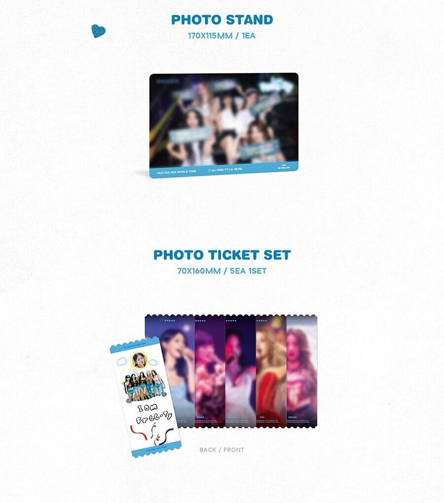 G) I-DLE 2023 WORLD TOUR [I AM FREE-TY] IN SEOUL DVD K-POP