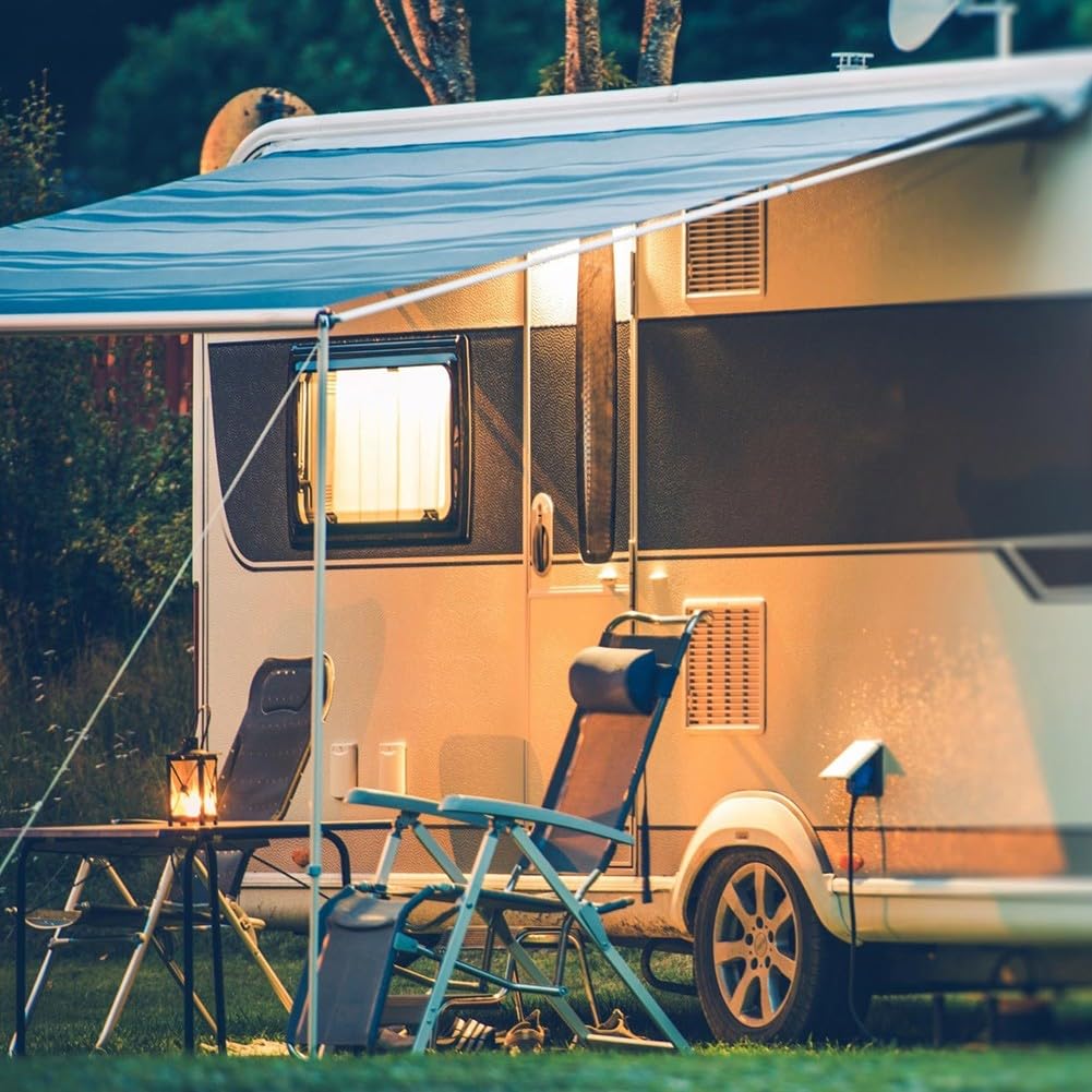 Ventola di sfiato per frigorifero, 12 V, con griglia, 3 ventole di raffreddamento per camper, ventola laterale in ABS, apertura 450 x 155 mm