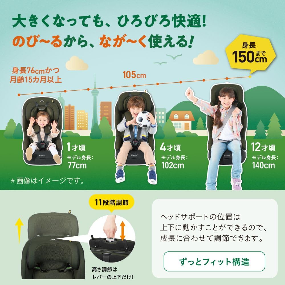 Amazon.co.jp: Combi コンビ ジョイトリップアドバンスSA オリーブ