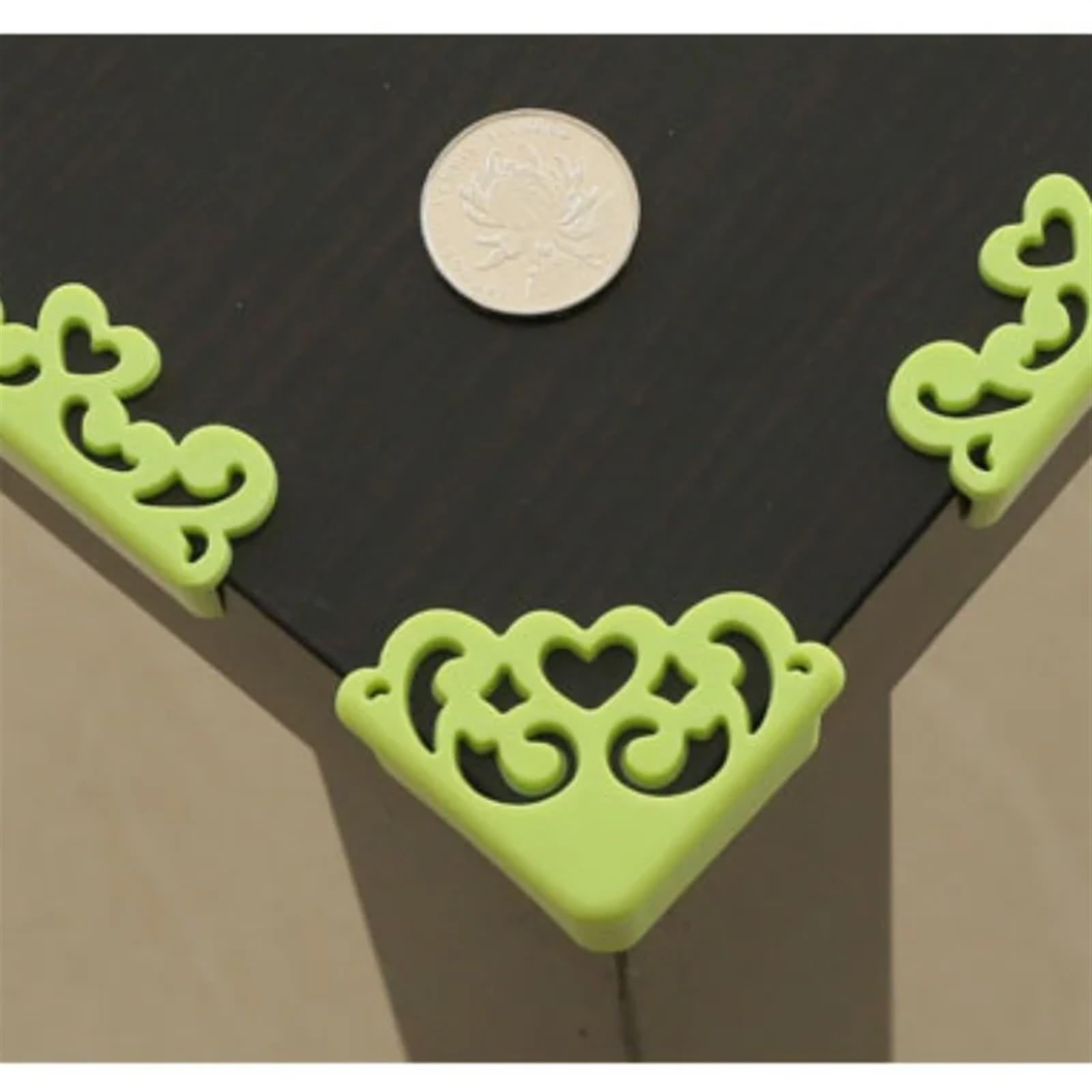 Protectores de mesa para niños, 4 unidades, diseño de flores, protector suave a prueba de bebés para esquinas afiladas de muebles, seguridad infantil