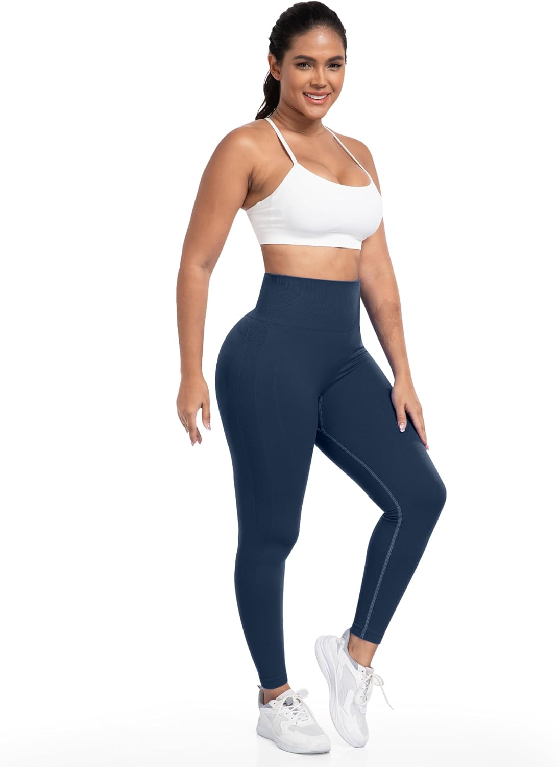 NORMOV Seamless Workout Butt Lifting Leggings - Booty Scrunch Gym Leggings for Women - Image 4