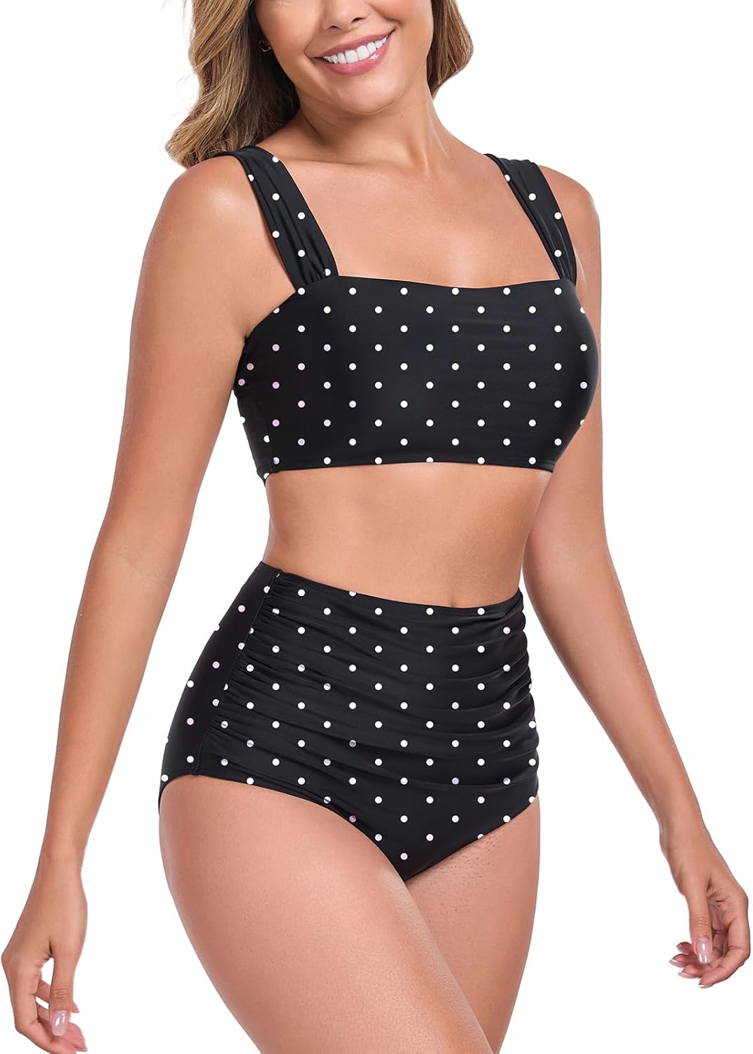 Ocean Blues Women's High Waisted Bikini Set Two Piece Bathing Suits - Image 3