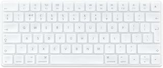 ProElife Premium EU Layout English Ultra Thin Soft-touch Silicone Keyboard Protective Cover Skin Protector for Apple Magic Wireless Bluetooth Keyboard MLA22L/A A1644 (2015 Released) (Clear)