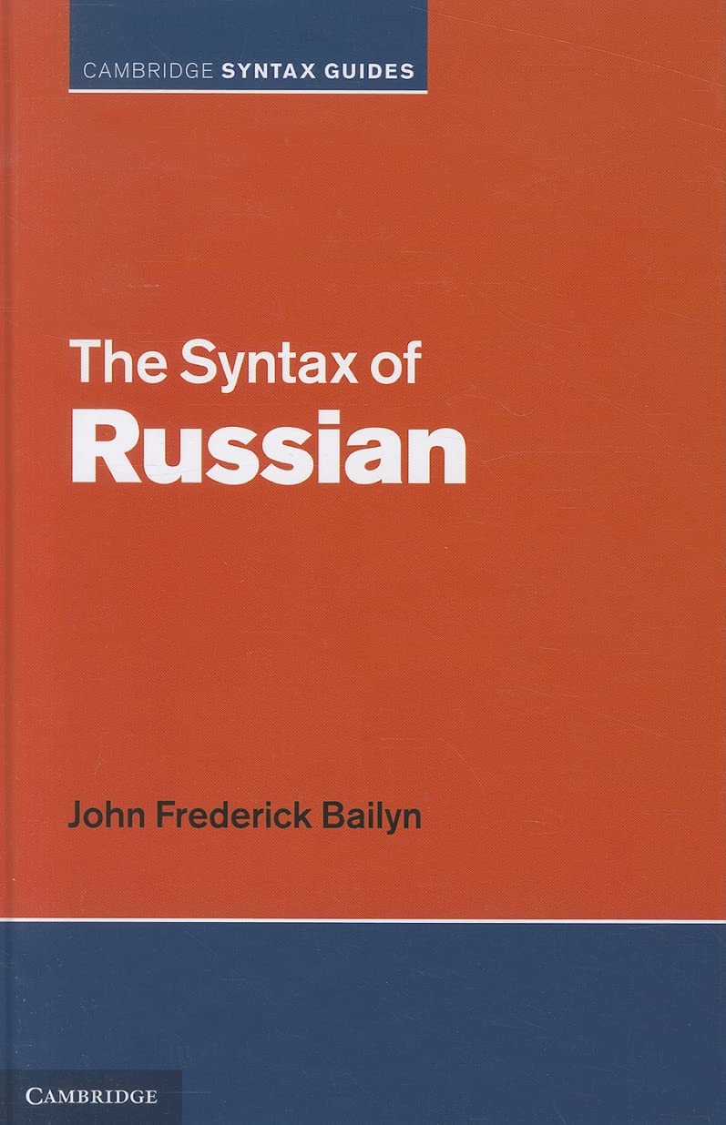 Buy The Syntax of Russian (Cambridge Syntax Guides) — BookShops.in