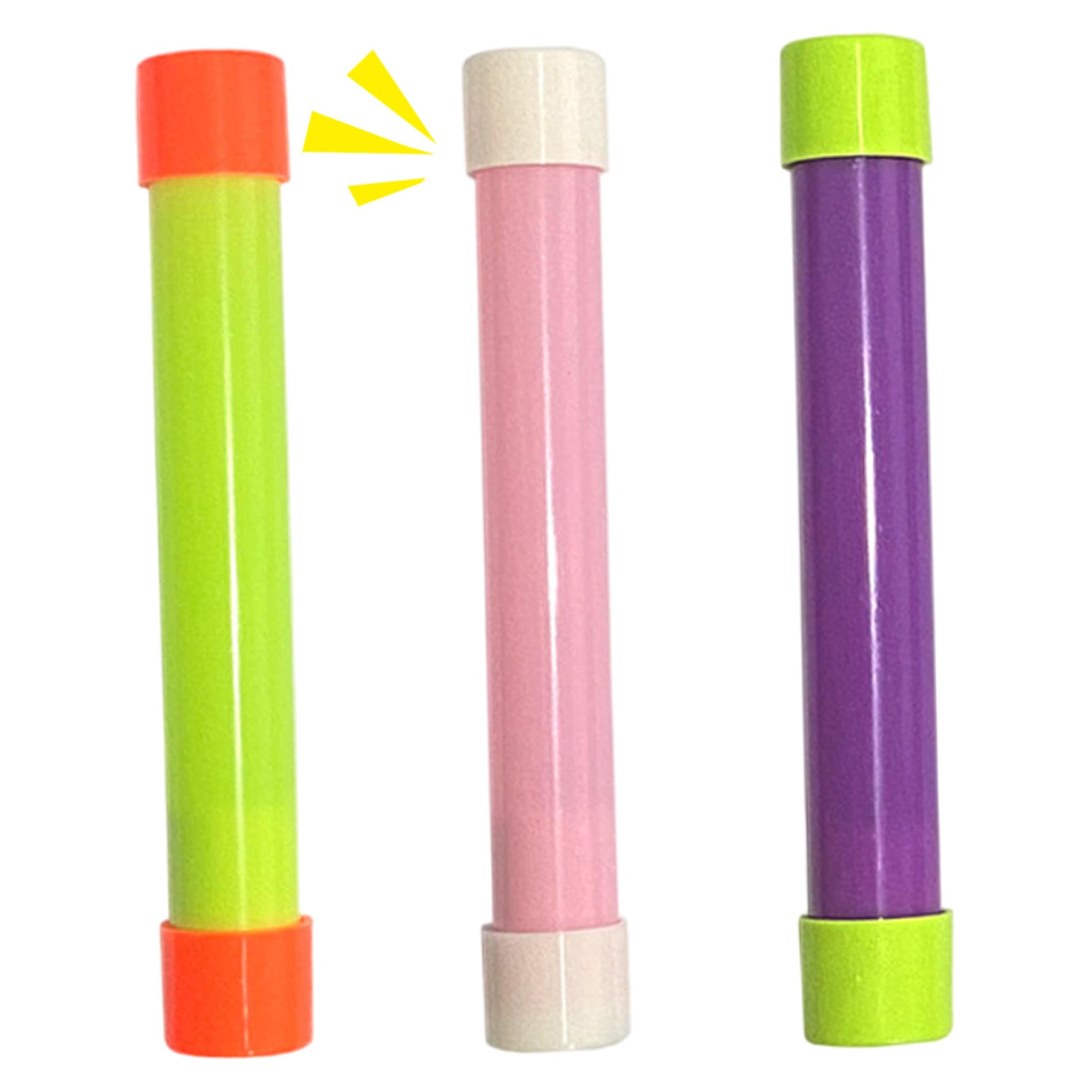 Bonalake 3Pcs Groan Tube Funny Noisemaker Toys for Kids Giggle Stick for Party Games and Presents, Random Color Groan Tubes Giggle Stick Tube Noise Maker
