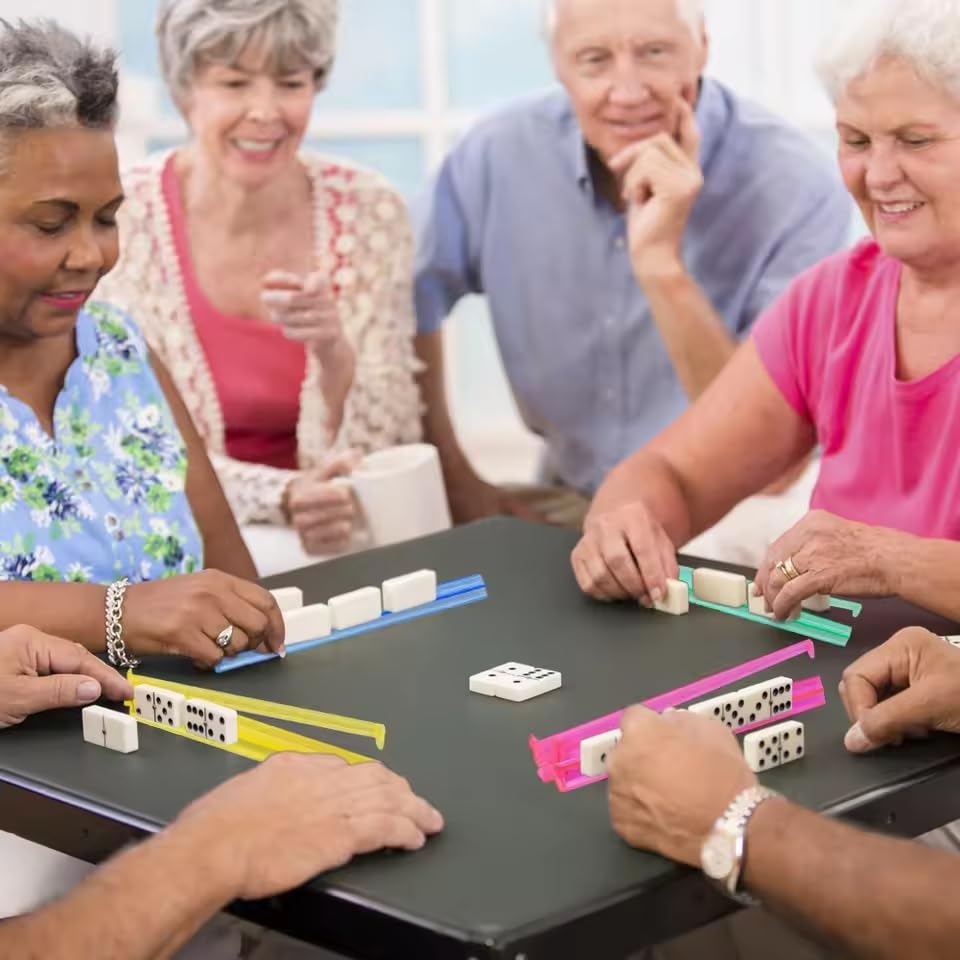 Set de 4 Soportes Multicolor para Mahjong Acrílico miniatura 3