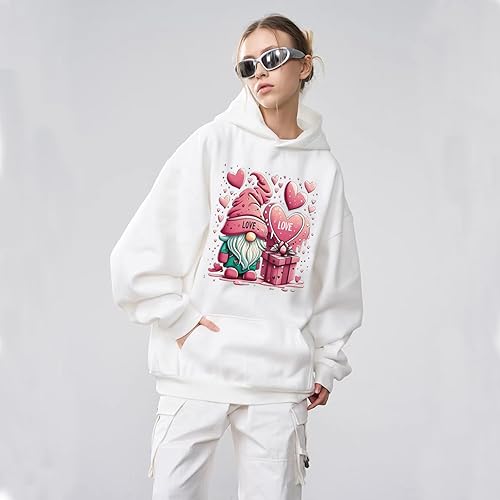 Miniatura 4 de 6 hojas de calcomanías para planchar de San Valentín para camisetas, diseño de vinilo de transferencia de calor enano, patrón de amor, taza de café