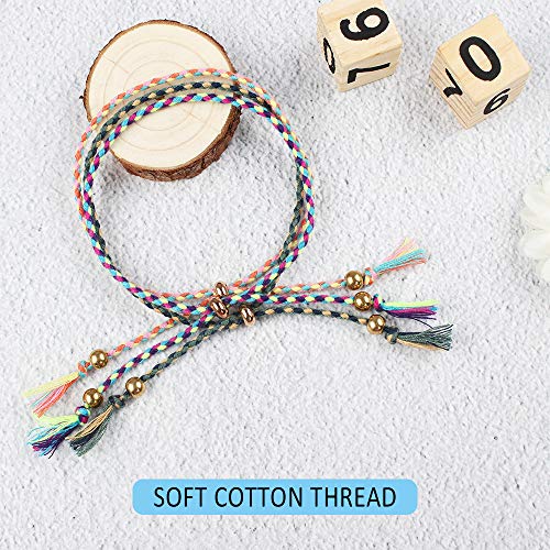 Chudian 9pcs Pulseras Tejidas Coloridas 61si7YfPTIL. SL1000