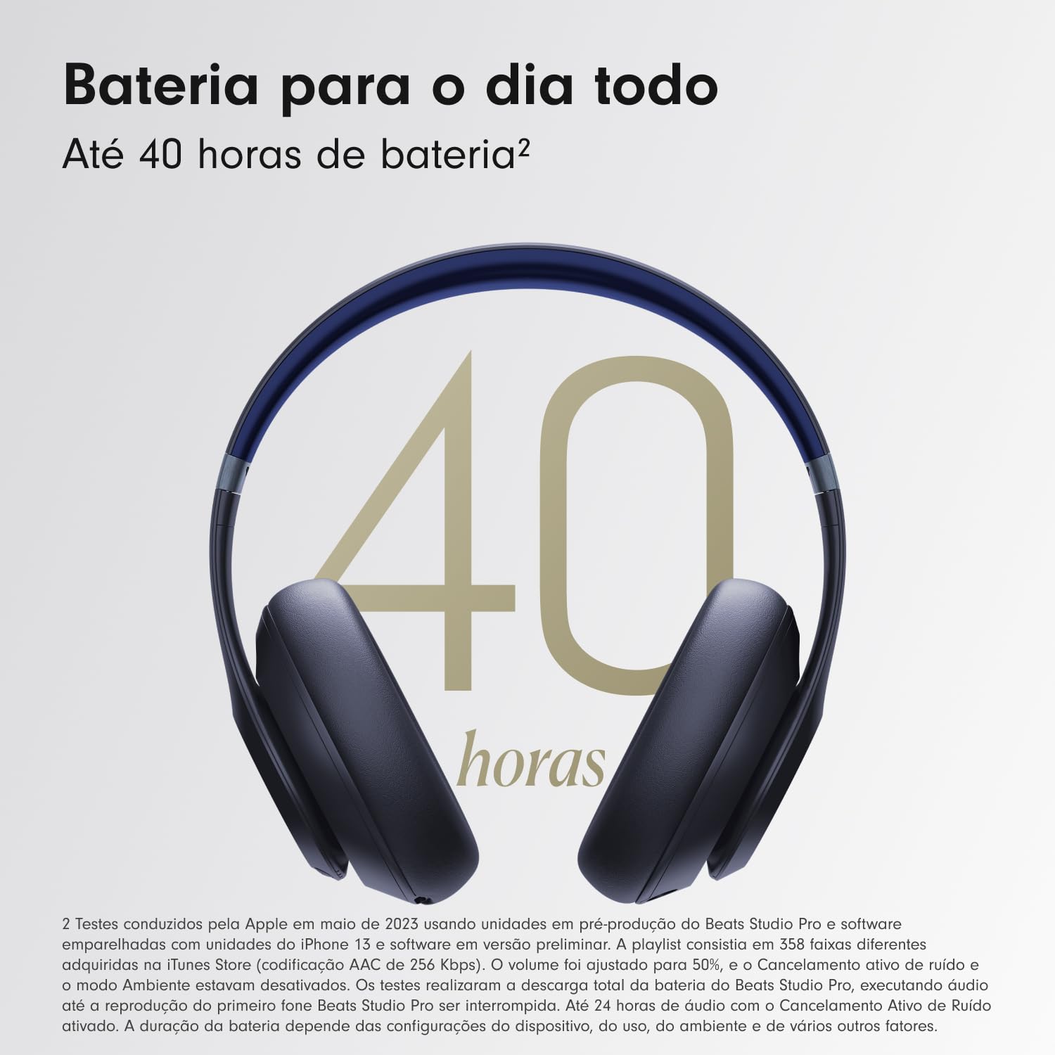 Fone de Ouvido Beats Studio Pro, Wirelless, Bluetooth, Até 40hr