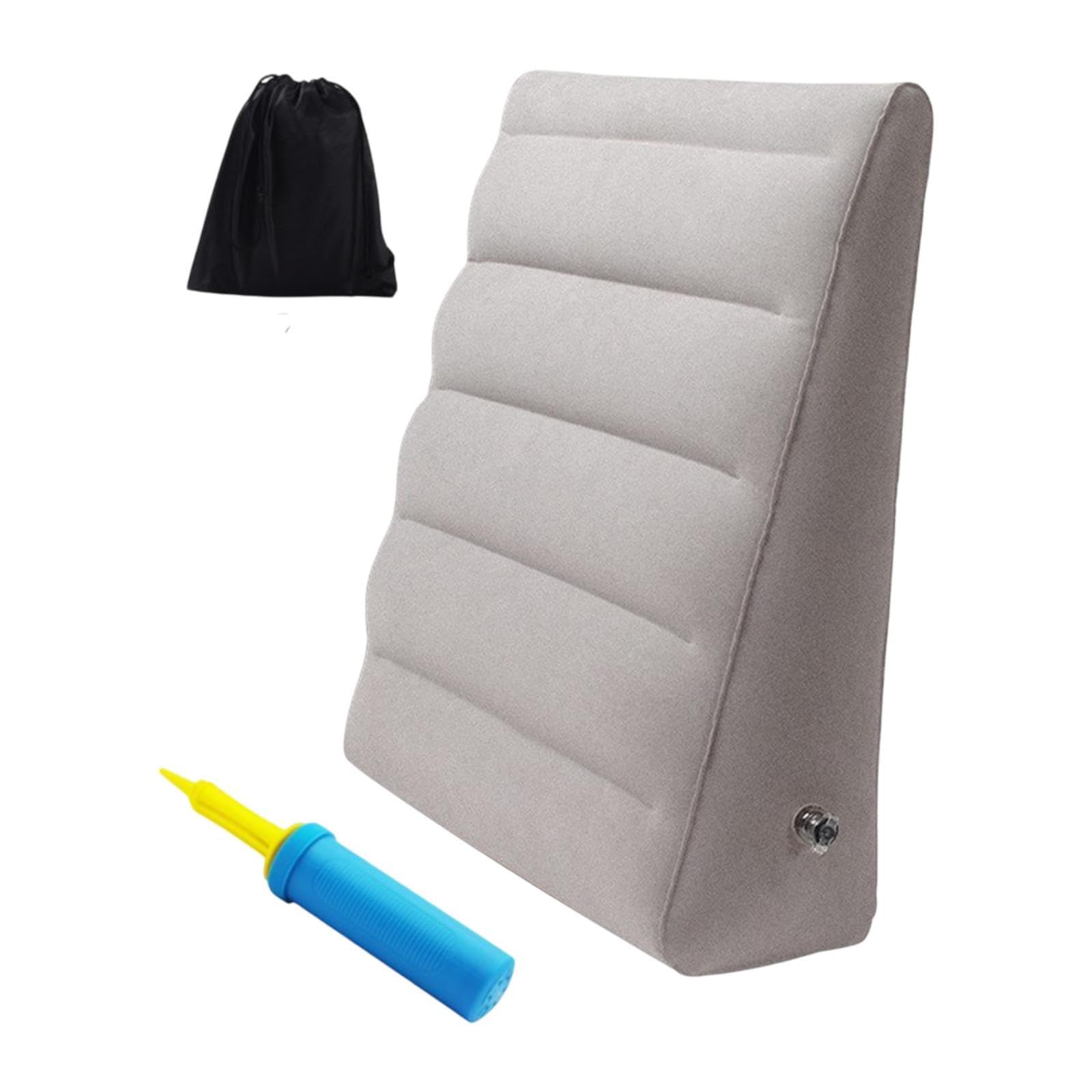 URJIX™ Inflatable Wedge Pillow for Travel Portable with Pump for Home Office Travel with Storage Bag-image-9