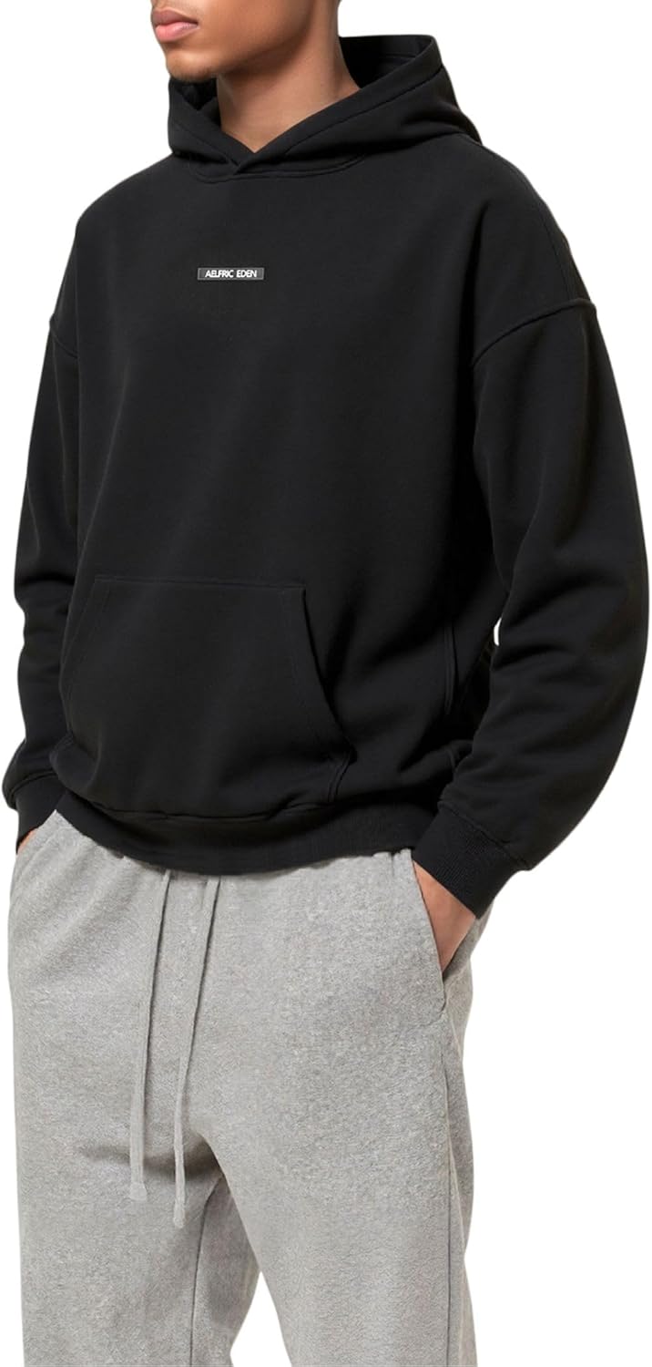 Aelfric Eden Fleece Lined Hoodies For Men Women Oversized Hoodie Casual Hooded Sweatshirts Warm Solid Basic Pullover Tops - Image 2