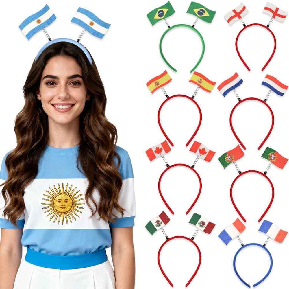 World Cup Exclusive Original Fan Cheer Set Soccer Headbands & 6-Color Face Paint Team Spirit Merch for Party Stadium Home Bar image 4