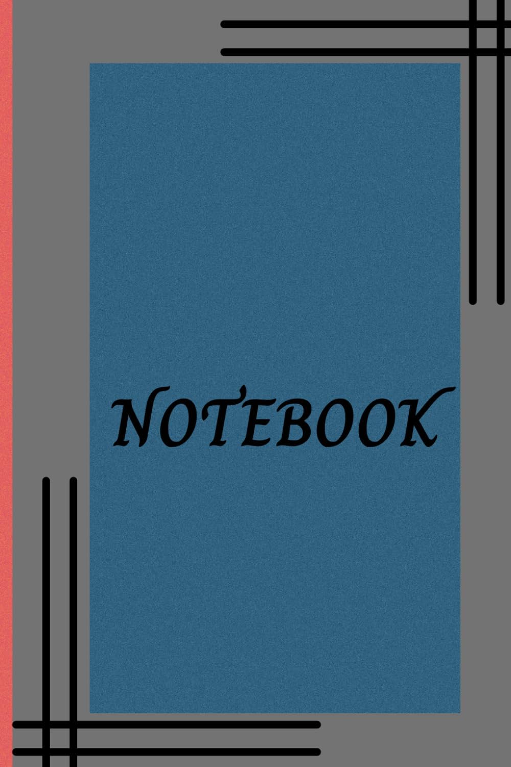 Notebook: Blank Lined Journal For Man IDeep Exploration of Inner Strength: The Journal for Strong-Willed Men in Intense Colors,Composition Notebook -Wide ruled