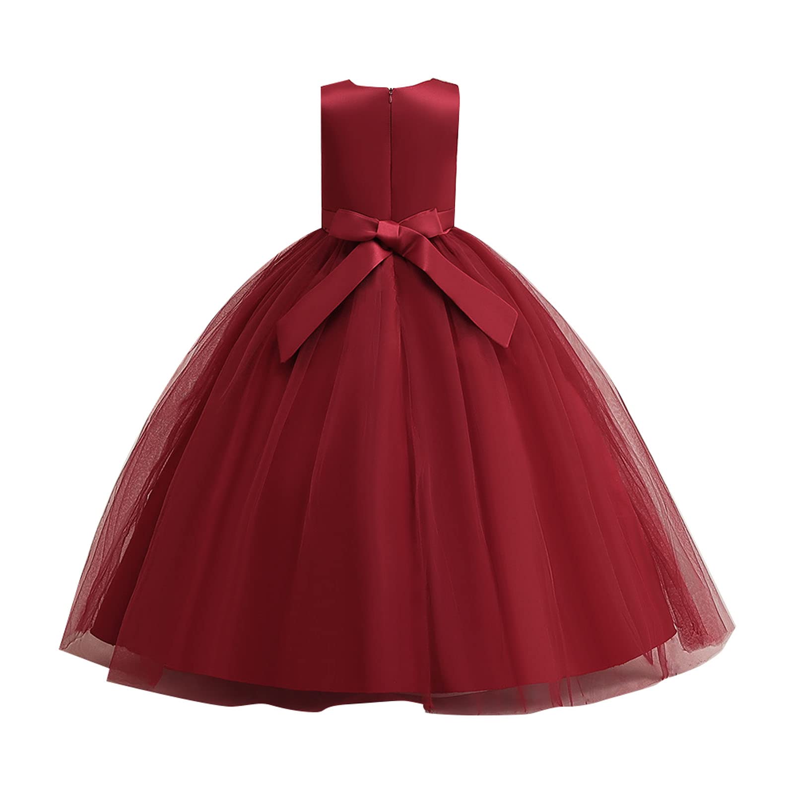 Kleider FüR MäDchen Neues Kinderkleid Prinzessinnenkleid Große Kinderpailletten gemahlenes langes Kleid Piano Performance Dress