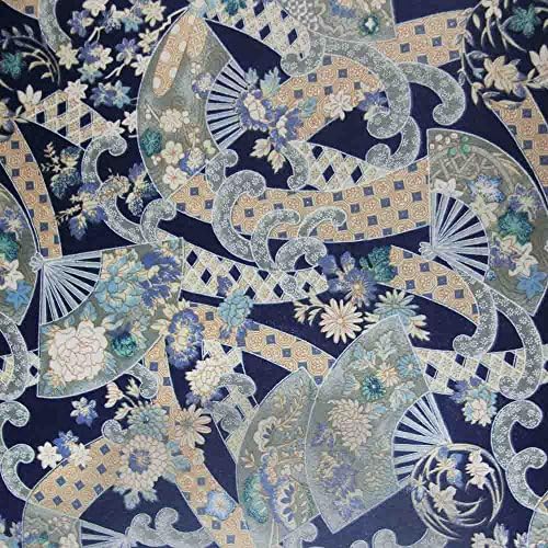 Yuzen Washi Paper 31.5" x 21.6", Large Japanese Chiyogami Paper 1Sheet, GC40A