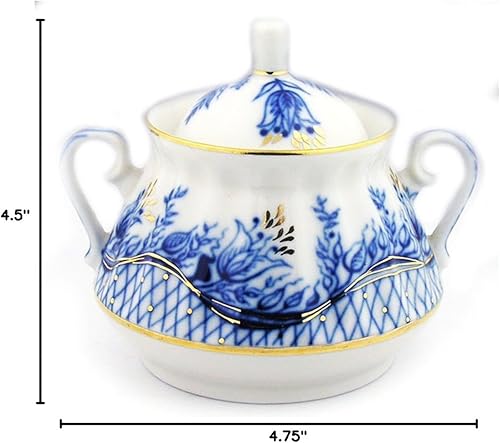 Miniatura 2 de Lomonosov Azucarero Tendency de porcelana original 4 14 pulgadas