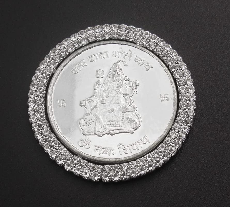Image of [BIS Hallmark Company] 10 Gram German Silver Coin with Gangajal