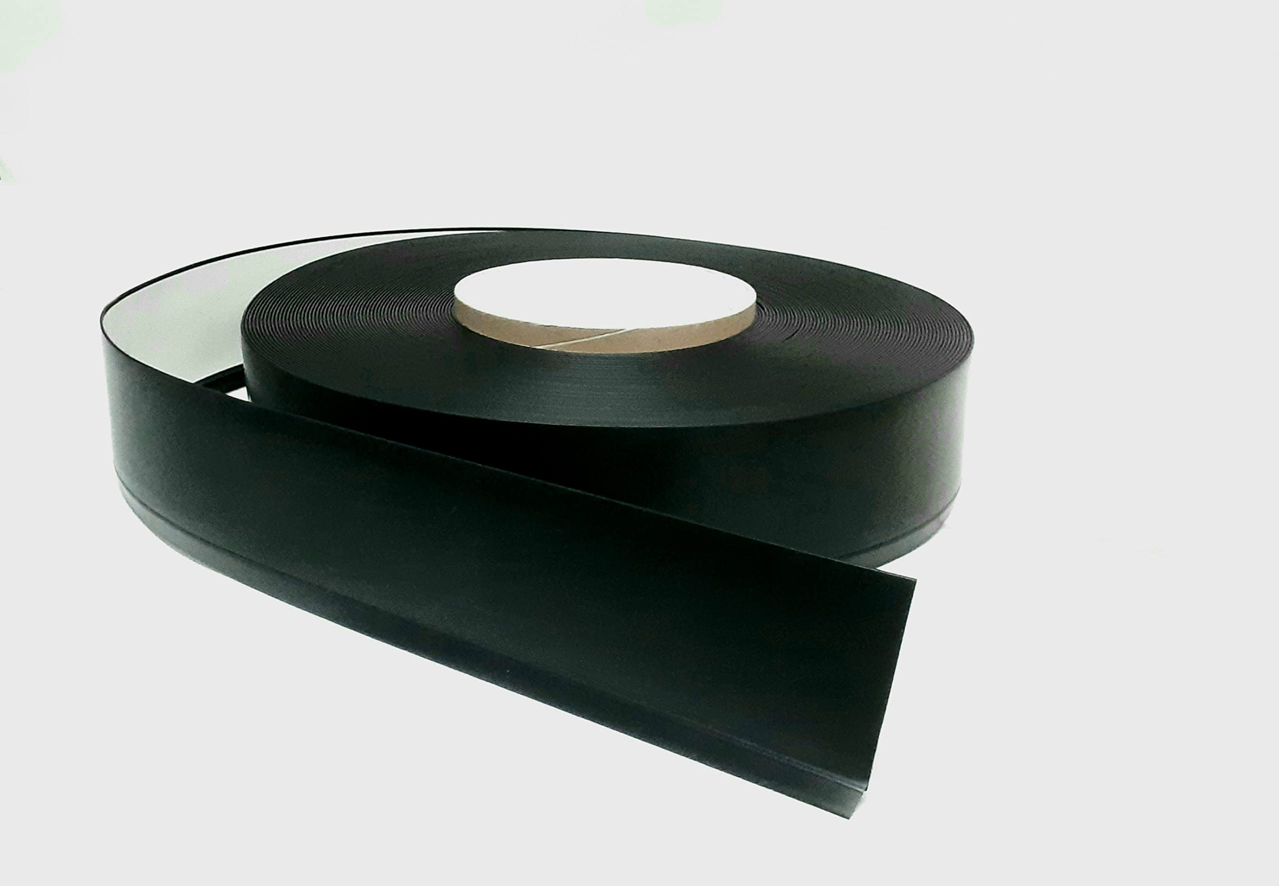 Rodapié suave de PVC adhesivo seco profesional de alta calidad de MadeInNature altura 50 mm, 70 mm o 100 mm Longitud a elegir (altura 50 mm x longitud 15 ml, negro)