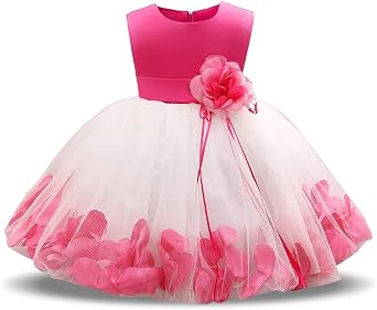 NNJXD Infant Baby Girls Flower Dress for 6-24 Months