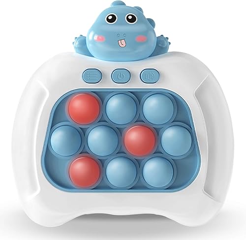 Juego de burbujas de empuje rápido para niños y adultos, versión 2, juego de luz para reventar, juego de mano, para niños y niñas de 8 a 12 años,