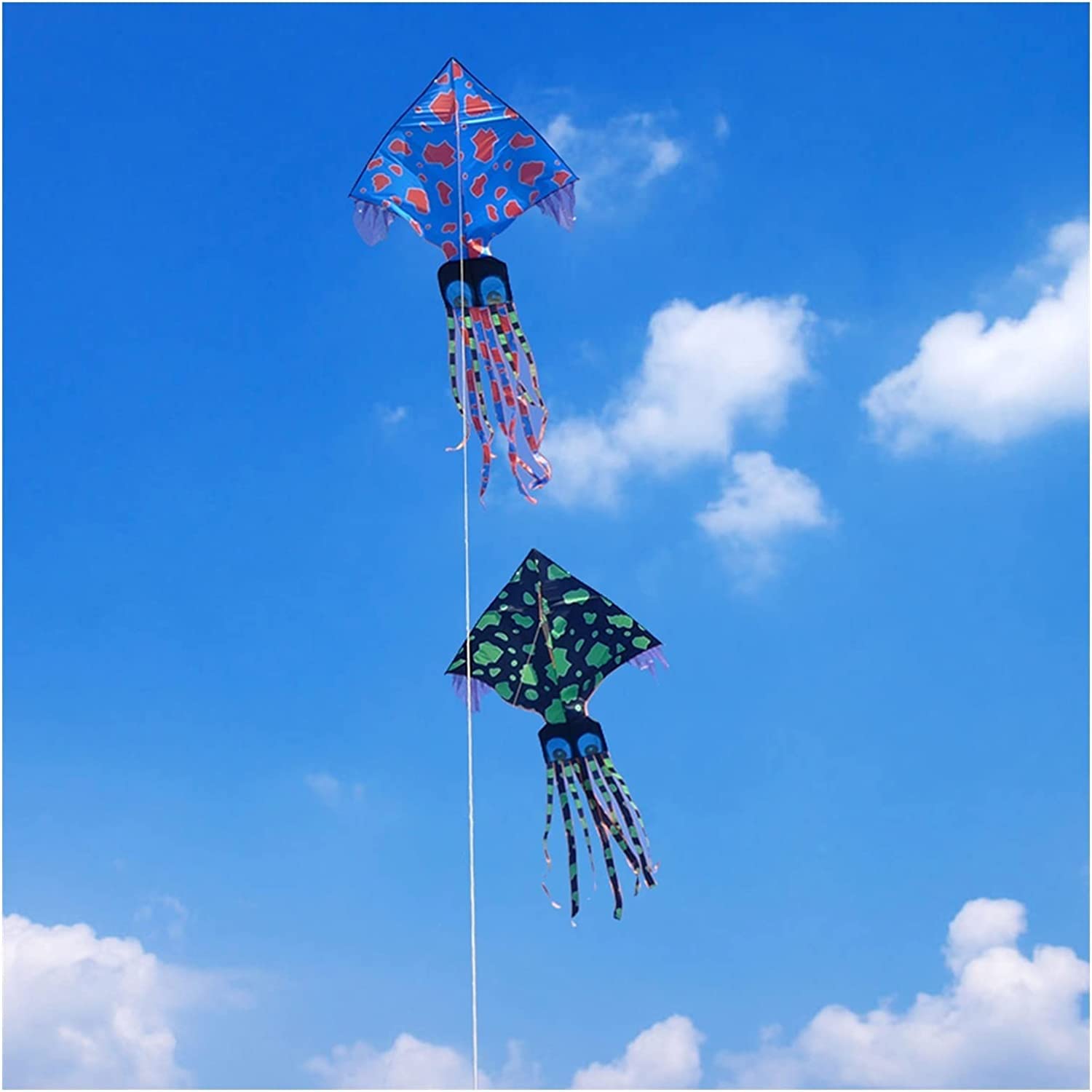 cometa grande Cometa Para Niños Y Adultos, Juego Creativo De Cometas De Pulpo Manchado Para Actividades Al Aire Libre Interactivas Entre Padres E Hijos, Cometa Fácil De Volar Breeze niños y adultos