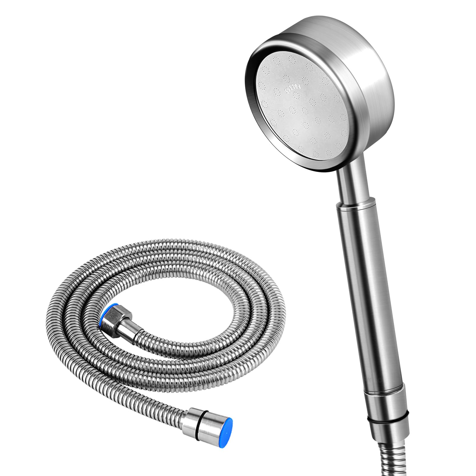 Soffione doccia 7 in 1, 5 modalità regolabili, alta pressione, risparmio idrico, filtro portatile, gancio, tubo flessibile, accessori per il bagno | Leroy Merlin