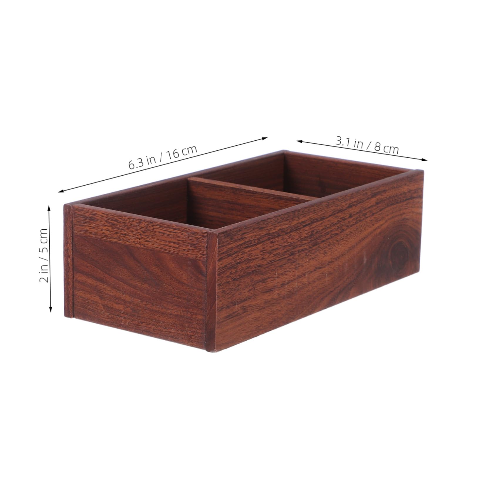 Cabilock Multi Functional Solid Tea Bag Storage Box Stylish Countertop Organizer for Tea Coffee Sugar Packets Spices Versatile Design for Home Office Use