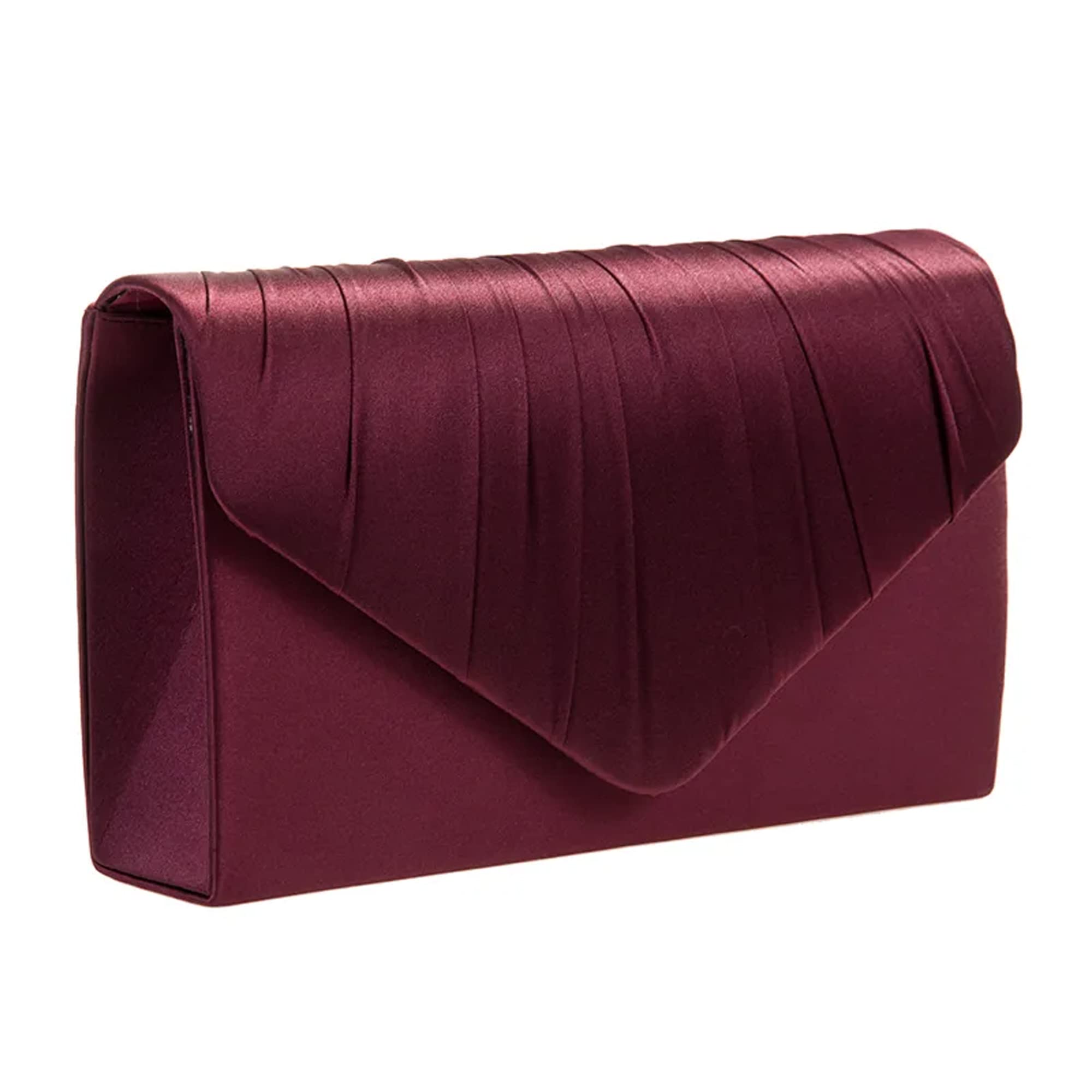 fi9® Pochette satinée pour femme Fête Bal Mariage Soirée