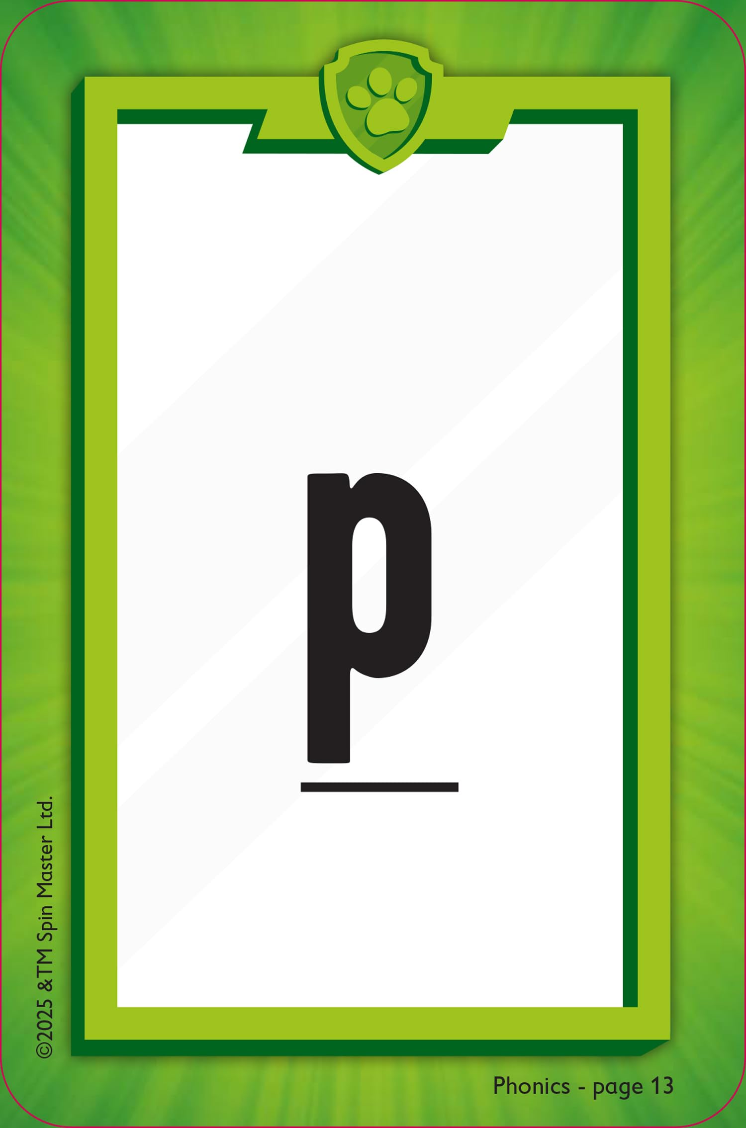PAW Patrol Phonics Flashcards: Have fun learning to read with the PAW Patrol pups