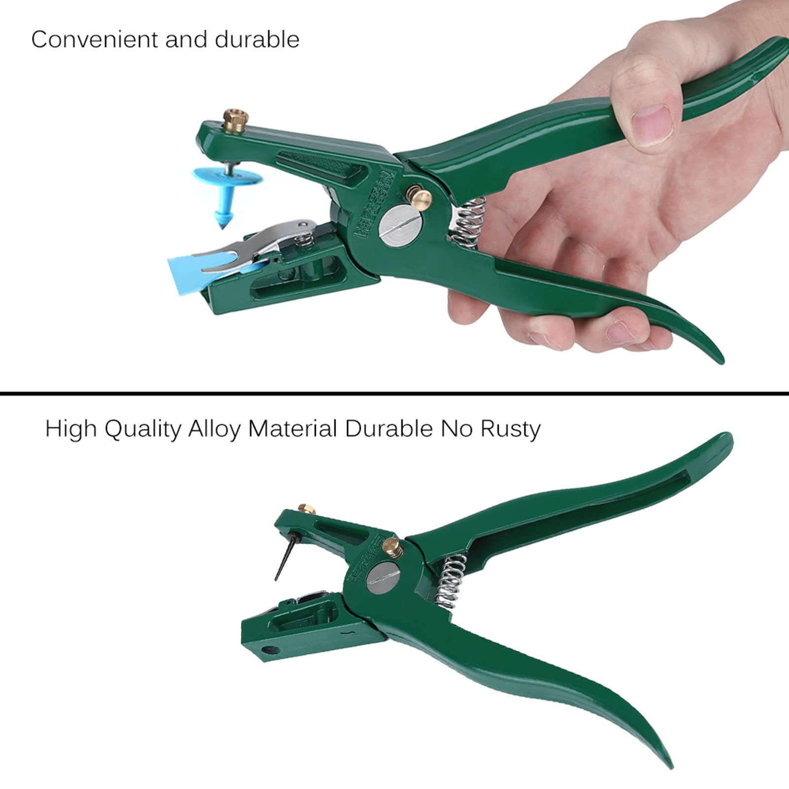 Pinza Marchi Auricolari per Bestiame in Metallo Applicatore Universale