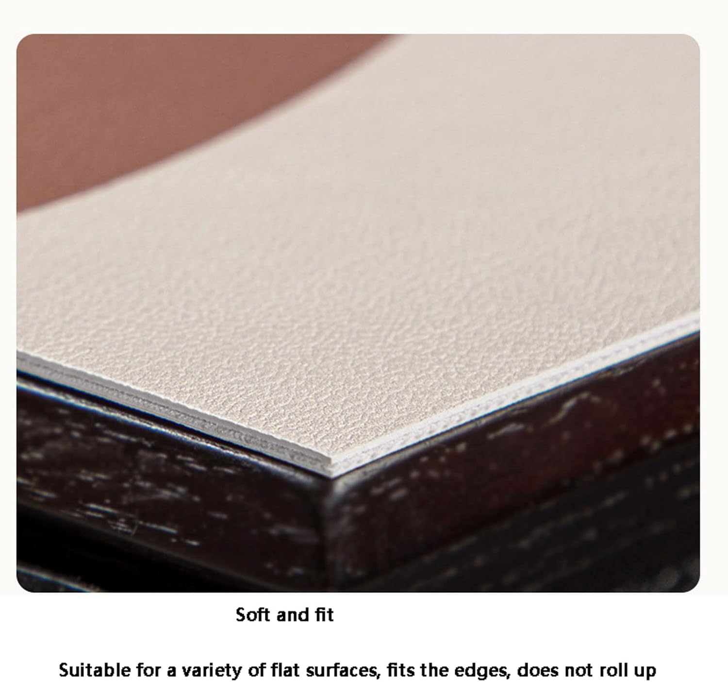 Leather Tablecloth Waterproof and Oilproof Rectangular Table Mat PVC Coffee Table Mat Tablecloth,A,80 * 80cm