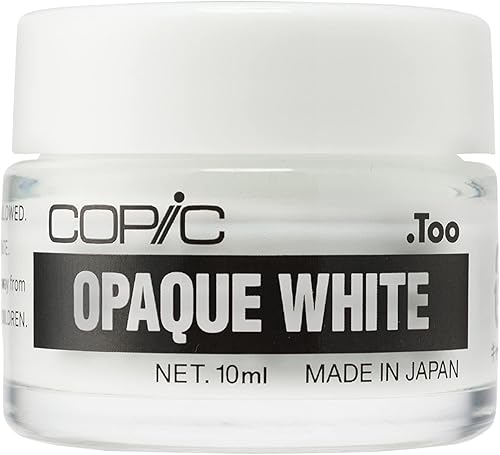 Copic Tarro de pigmento blanco opaco de 0.3 fl oz