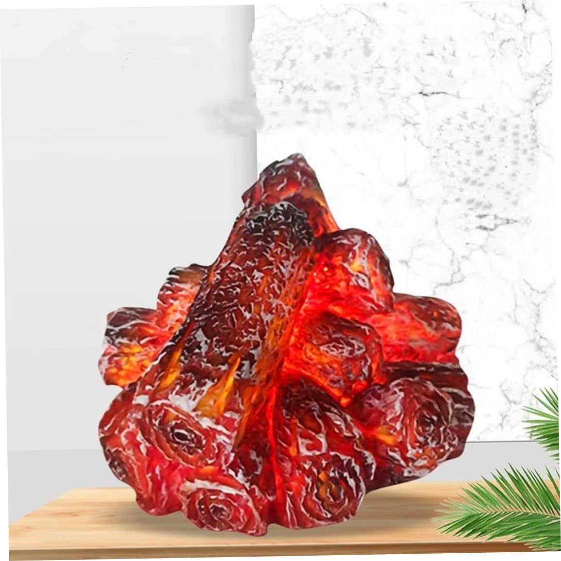 Amantii Traditional Lumina Indoor Outdoor Smart Electric Fireplace, with WiFi, Programable Remote Control, Real Glass and Oak Log Set (33)