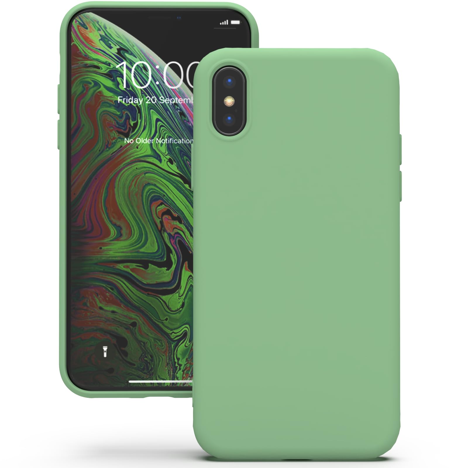 YATWIN Silicone Case for iPhone SE 2020/2022, iPhone 8/7, Soft-Touch, Shockproof, DustProof, Antiskid Apple Phone Cover for iPhone SE 2nd 3rd Generation - Dark Green — view 127